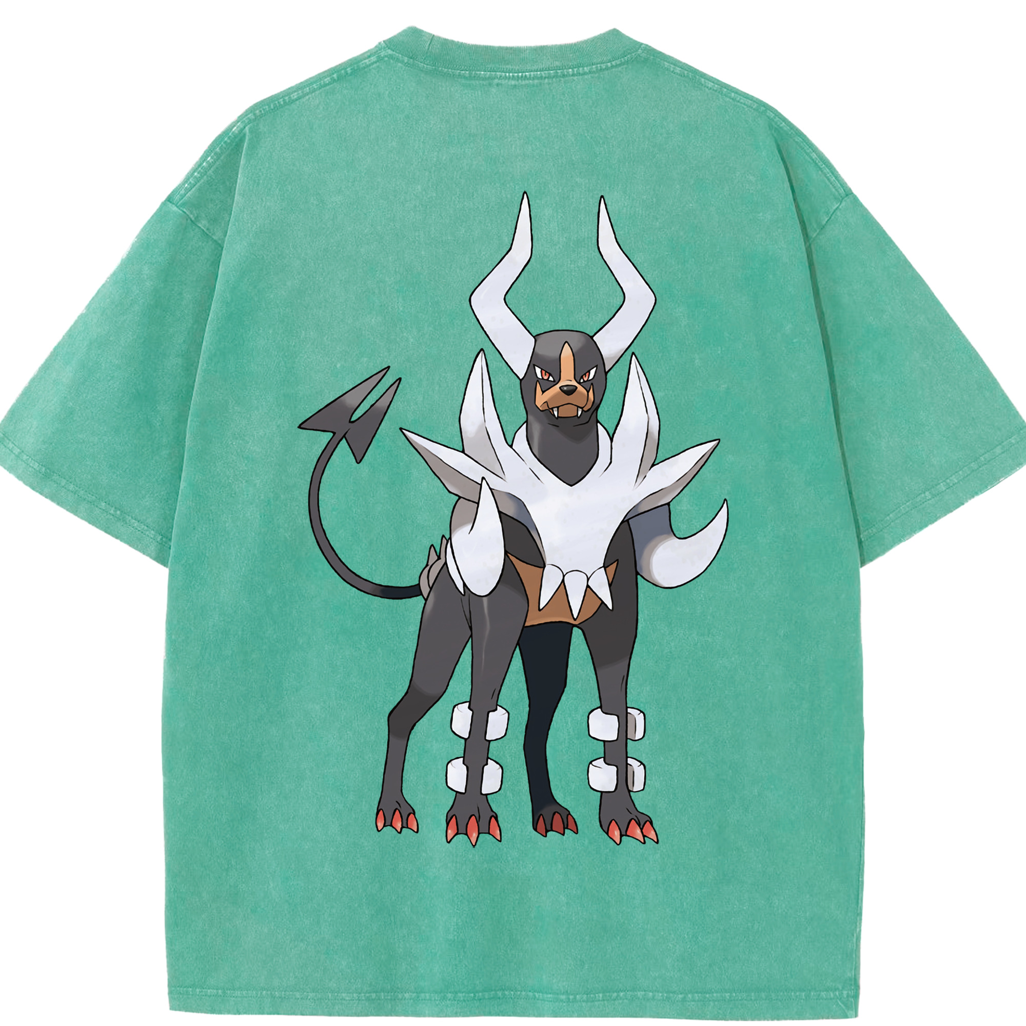 （画像用） ポケットモンスター Pokémon 綿100% ヴィンテージ風 半袖Tシャツ（背面プリント）